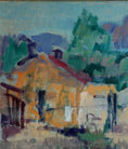 Load image into Gallery viewer, Mid Century Vintage Coastal Painting from Sweden 1950