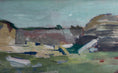 Load image into Gallery viewer, Vintage Art Room Mid Century Original Oil Painting from Sweden 1954