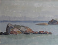 Load image into Gallery viewer, Vintage Art Coastal Oil Painting from Sweden