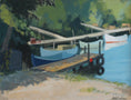 Load image into Gallery viewer, Vintage Art Room Mid Century Original Oil Painting from Sweden