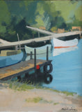 Load image into Gallery viewer, Vintage Art Room Mid Century Original Oil Painting from Sweden