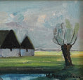 Load image into Gallery viewer, Original Vintage Farmhouse Oil Painting from Sweden