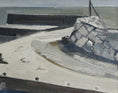 Load image into Gallery viewer, Mid Century Coastal Oil Painting By A Erwö Sweden
