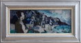 Load image into Gallery viewer, Vintage Beach Oil Painting by from Sweden by B Wahlberg