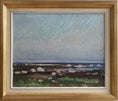 Load image into Gallery viewer, Vintage Art Mid Century Coastal Oil Painting from Sweden
