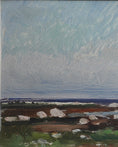 Load image into Gallery viewer, Vintage Art Mid Century Coastal Oil Painting from Sweden
