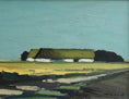 Load image into Gallery viewer, Original Vintage Mid Century Farmhouse Oil Painting Sweden