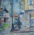 Load image into Gallery viewer, Mid Century Original Cityscape Oil Painting From Sweden