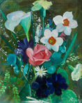 Load image into Gallery viewer, Mid Century Original Still Life Oil Painting From Sweden by H Ripa