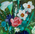 Load image into Gallery viewer, Mid Century Original Still Life Oil Painting From Sweden by H Ripa