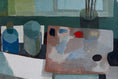 Load image into Gallery viewer, Mid Century Artist Studio Interior Oil Painting From Sweden