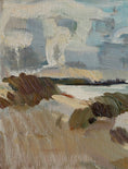 Load image into Gallery viewer, Vintage Art Mid Century Coastal Oil Painting from Sweden