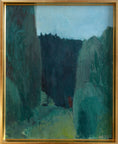 Load image into Gallery viewer, Mid Century Original Landscape Oil Painting from Sweden