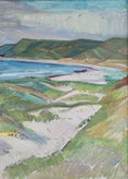 Load image into Gallery viewer, Mid Century Original Coastal Oil Painting From Sweden