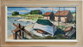 Load image into Gallery viewer, Mid Century Original Coastal Oil Painting From Sweden