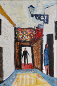 Load image into Gallery viewer, Mid Century Vintage Original Cityscape Oil Painting From Sweden