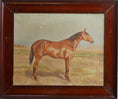 Load image into Gallery viewer, Vintage Art Original Horse Oil Painting From Sweden