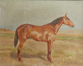 Load image into Gallery viewer, Vintage Art Original Horse Oil Painting From Sweden