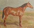 Load image into Gallery viewer, Vintage Art Original Horse Oil Painting From Sweden