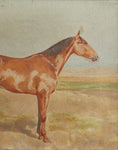 Load image into Gallery viewer, Vintage Art Original Horse Oil Painting From Sweden