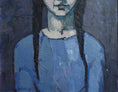 Load image into Gallery viewer, Vintage Art Room Mid Century Portrait from Sweden