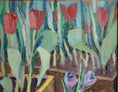 Load image into Gallery viewer, Mid Century Vintage Original Garden Oil Painting From Sweden