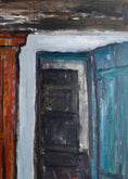 Load image into Gallery viewer, Vintage Art Room Original interior Oil Painting Sweden 1953