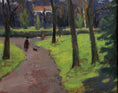Load image into Gallery viewer, Mid Century Vintage Original Landscape Oil Painting from Sweden