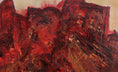 Load image into Gallery viewer, Mid Century Original Abstract Landscape Oil Painting from Sweden