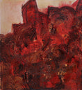 Load image into Gallery viewer, Mid Century Original Abstract Landscape Oil Painting from Sweden