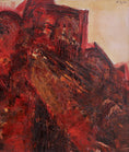 Load image into Gallery viewer, Mid Century Original Abstract Landscape Oil Painting from Sweden