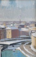 Load image into Gallery viewer, Original Oil Painting Vintage Mid Century From Sweden by S Rosendahl