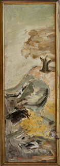 Load image into Gallery viewer, Mid Century Original Abstract Coastal Oil Painting From Sweden