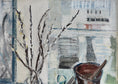 Load image into Gallery viewer, Mid Century Interior Oil Painting by Listed Artist E Julius Sweden