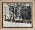 Load image into Gallery viewer, Vintage Art Original Winterscape Oil Painting From Sweden