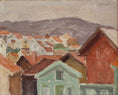 Load image into Gallery viewer, Vintage Art Room Coastal Painting from Sweden