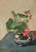 Load image into Gallery viewer, Original Still Life Mid Century Oil Painting Sweden by H Persson