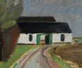 Load image into Gallery viewer, Mid Century Vintage Original Landscape Oil Painting from Sweden