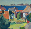 Load image into Gallery viewer, Mid Century Vintage Coastal Painting from Sweden