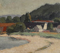 Load image into Gallery viewer, Vintage Art Room Coastal Painting from Sweden