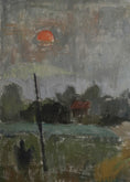 Load image into Gallery viewer, Vintage Art Room Original Landscape Oil Painting Sweden 1942