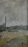 Load image into Gallery viewer, Vintage Art Room Original Landscape Oil Painting Sweden 1942