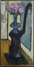 Load image into Gallery viewer, Vintage Art Room Original interior Oil Painting Sweden 1951