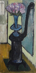 Load image into Gallery viewer, Vintage Art Room Original interior Oil Painting Sweden 1951