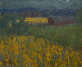 Load image into Gallery viewer, Vintage Mid Century Landscape Oil Painting by S Grandin Sweden