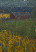 Load image into Gallery viewer, Vintage Mid Century Landscape Oil Painting by S Grandin Sweden