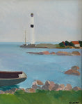 Load image into Gallery viewer, Vintage Art Room Coastal Painting from Sweden