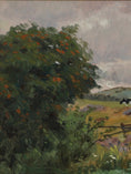 Load image into Gallery viewer, Mid Century Landscape Oil Painting 1947