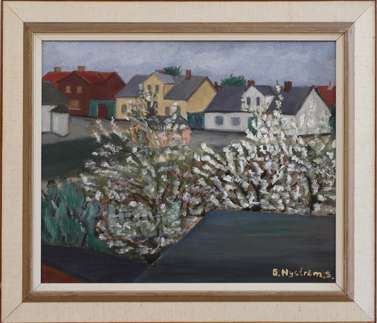 Striking Vintage Landscape Oil Painting From Sweden