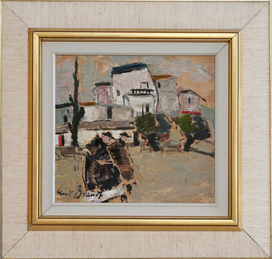 Swedish Vintage Oil Painting From Sweden By E Brandt
